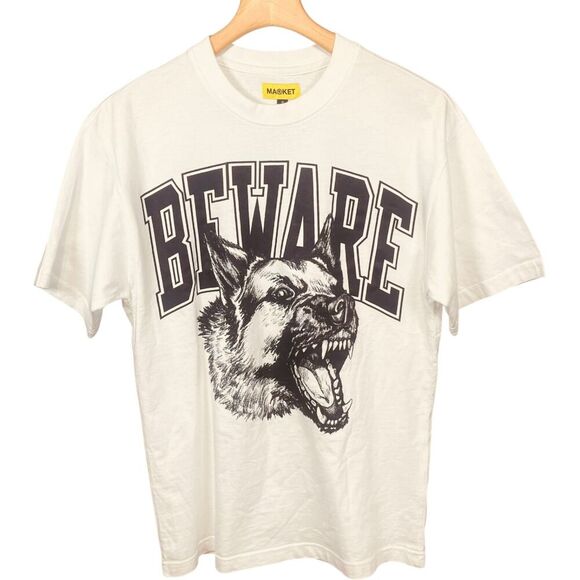 Market Beware Short Sleeve Graphic Tee Shirt - Picture 1 of 9